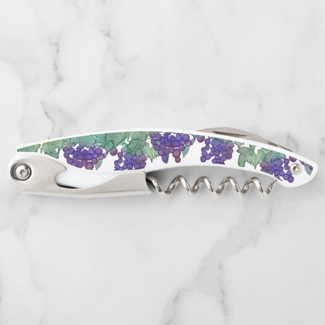 Wine Grapes Corkscrew (Front)