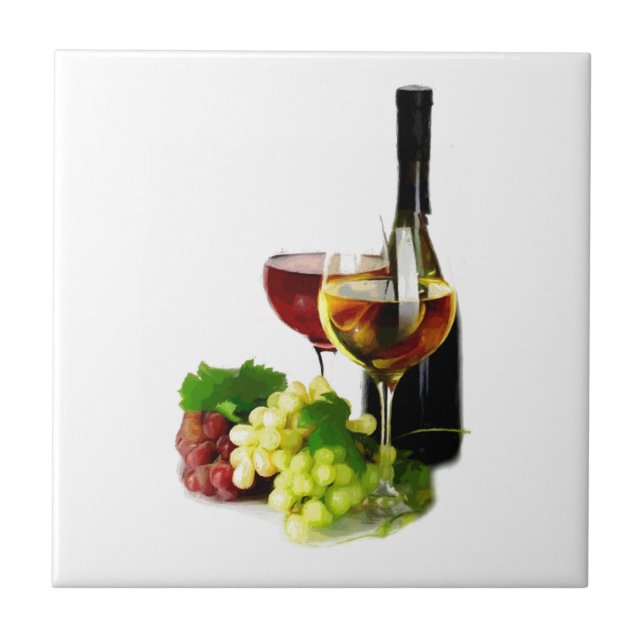 Wine Grapes Tile (Front)