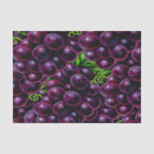 Wine Grapes Tissue Paper