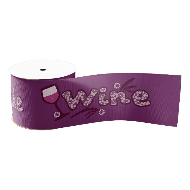 wine grosgrain ribbon (Spool)