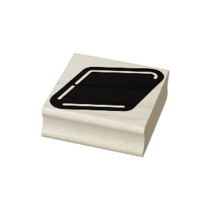 wine-gum rubber stamp