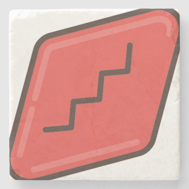 wine-gum stone coaster (Front)
