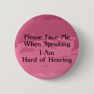 Wine Hard of Hearing Button