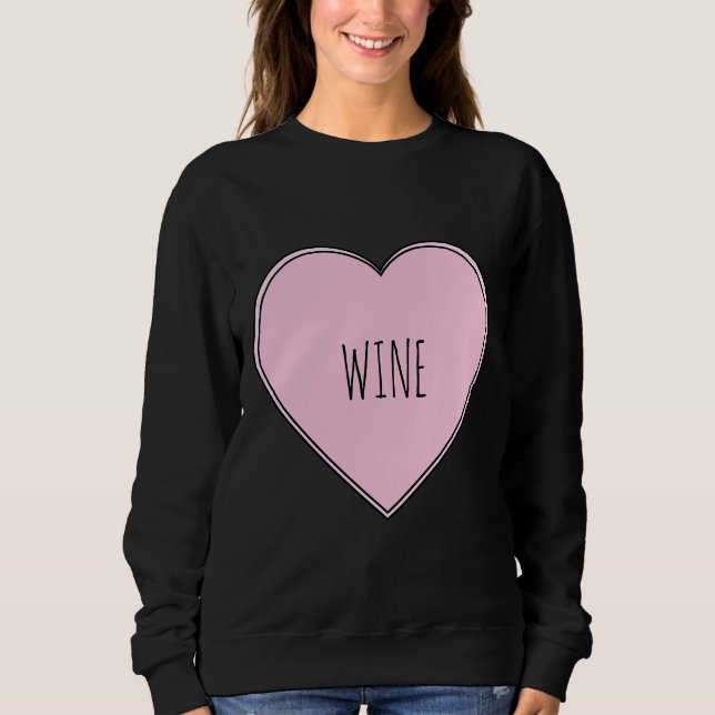 Wine Heart Sweatshirt (Front)