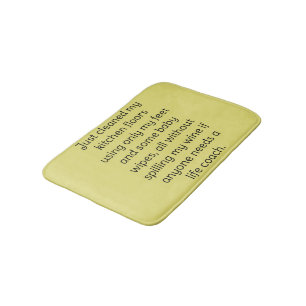 Wine Humour Bath Mat