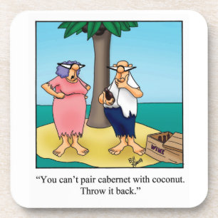Wine Humour Coaster Set