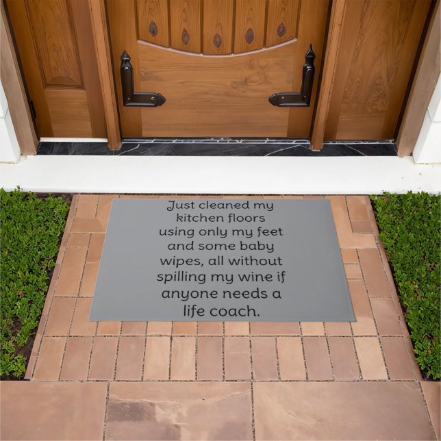 Wine Humour  Doormat (Outdoor)