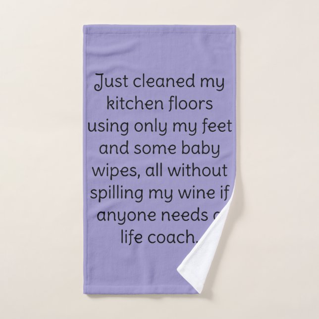 Wine Humour  Hand Towel (Hand Towel)