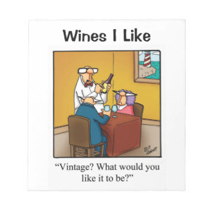Wine Humour Journal Notepad Gift