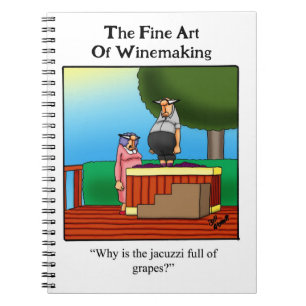 Wine Humour Personalize Notebook