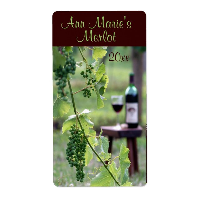 Wine Label (Front)