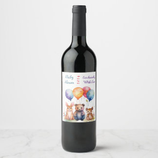 Wine Label Baby Shower
