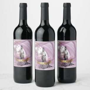 Wine label. Friendship Cuvée Label