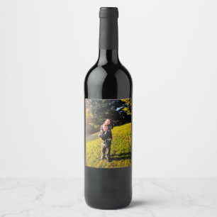 Wine label of kids