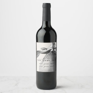 WINE LABEL : "VINTAGE PEAR" CUSTOMISABLE