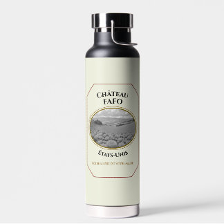 Wine Label Water Bottle