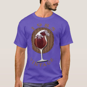 Wine Lover Birthday 1985 Vintage T-Shirt