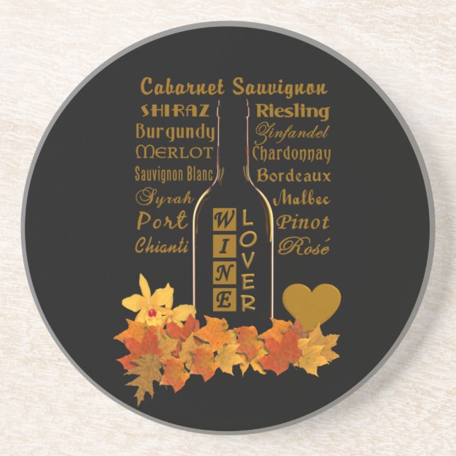 Wine Lover coaster (Front)
