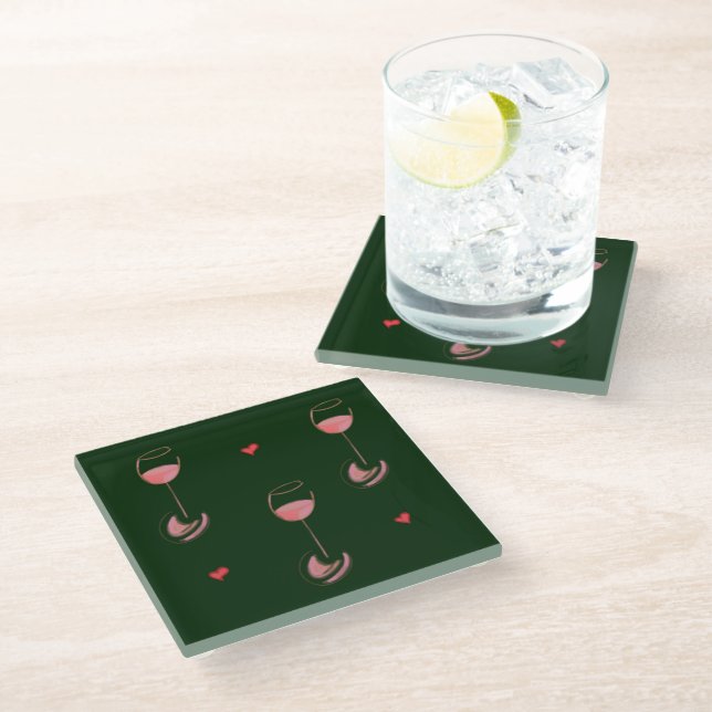 Wine lover coasters (Angled)