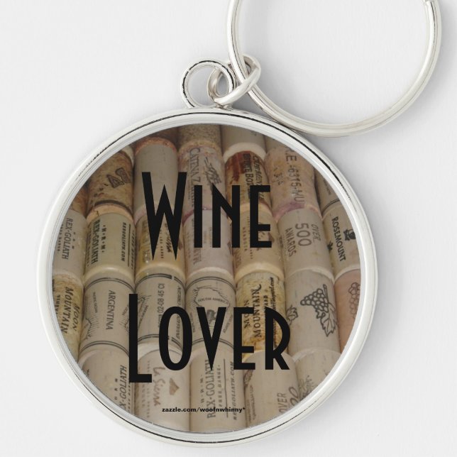 Wine Lover Keychain (Front)