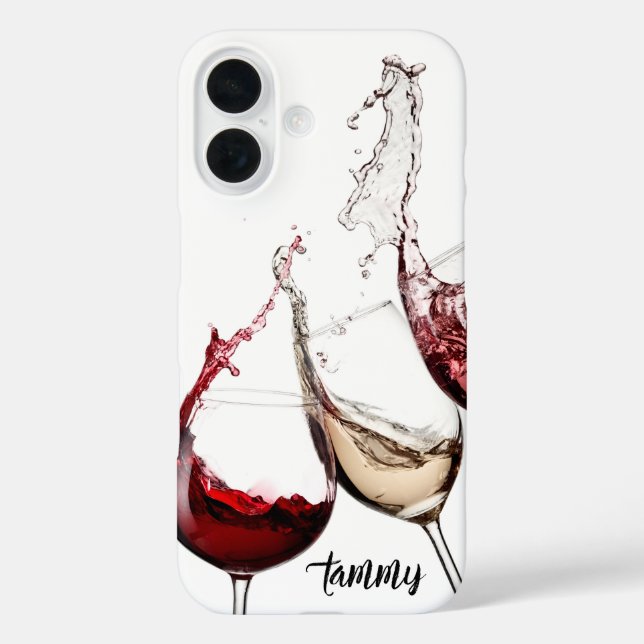 Wine Lover Phone Case – Red, White & Rosé (Back)