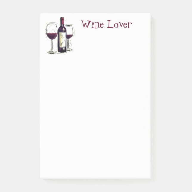 Wine Lover Post-it-Notes Post-it Notes (Front)