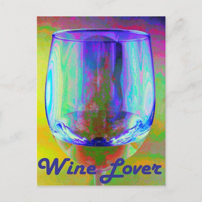 Wine Lover Postcard (Front)