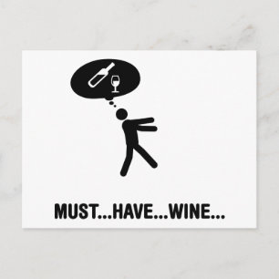 Wine Lover Postcard