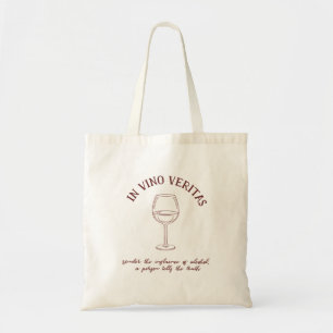 Wine Lover Quote Tote Bag