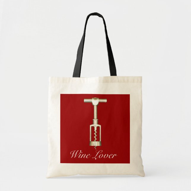 Wine Lover Tote Bag (Front)