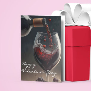 Wine Lover Valentine's day Card
