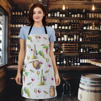 Wine Lover Winery White Red  Pattern