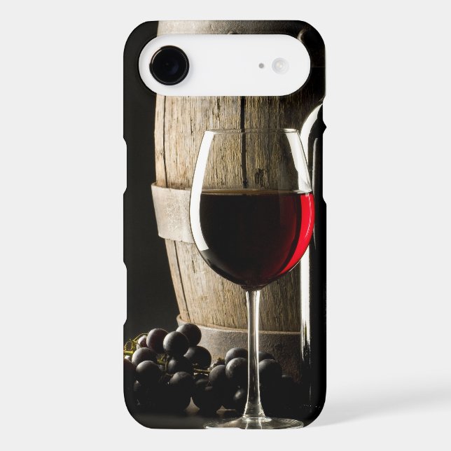 Wine Lover's custom monogram phone cases (Back)