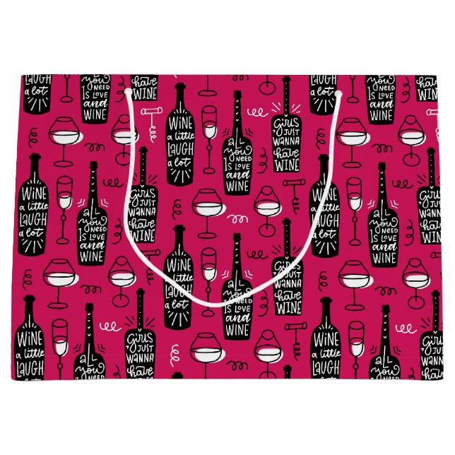 Wine Lovers Gift Bag (Front)