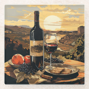 Wine Lover's Glass Coaster