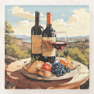 Wine Lover's Glass Coaster