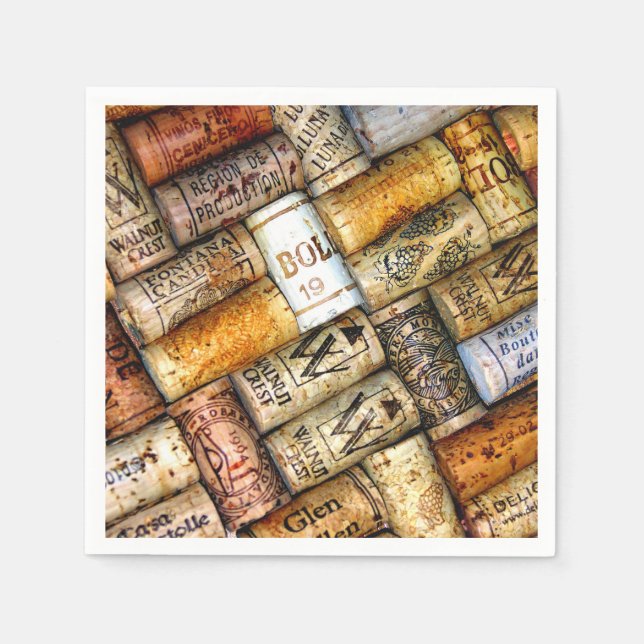 Wine Lovers Paper Napkins (Front)