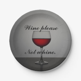 Wine Lovers paper plates