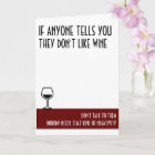 Wine Lover's Standard Red Birthday