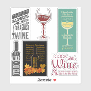 Wine Lovers' stickers