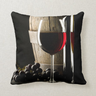 Wine Lover's throw pillow