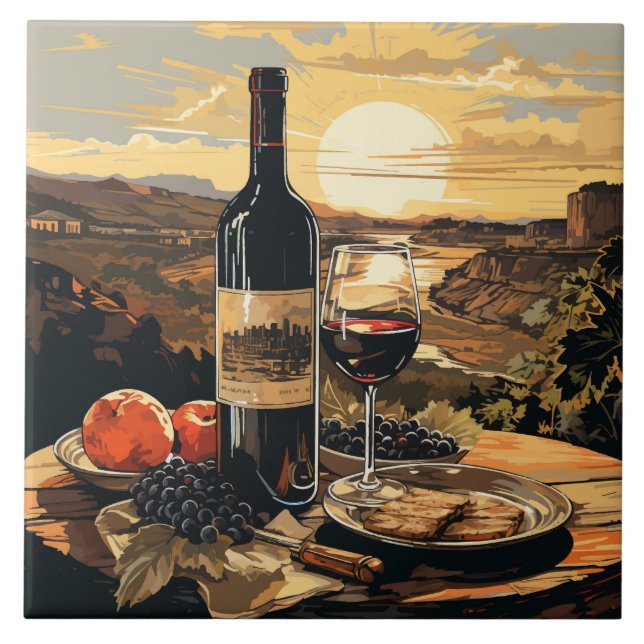 Wine Lover's Tile (Front)