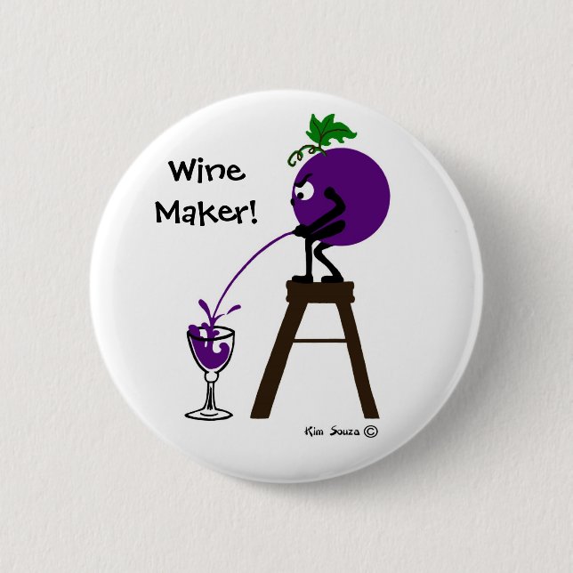 Wine Maker! - Button (Front)