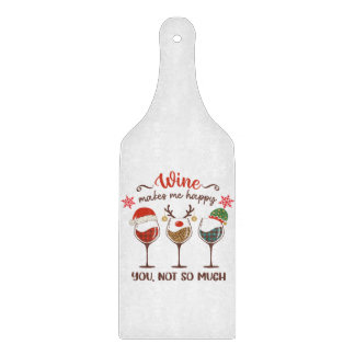 Wine Makes Me Happy Cutting Board
