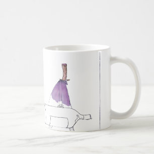 wine man cartoon, tony fernandes coffee mug