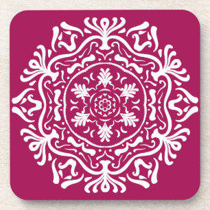 Wine Mandala Coaster