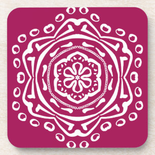 Wine Mandala Coaster