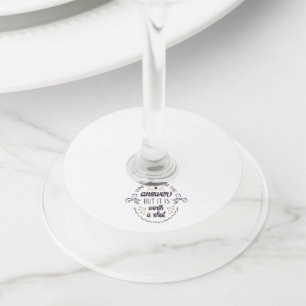 Wine May Not Be the Answer Glass Tag