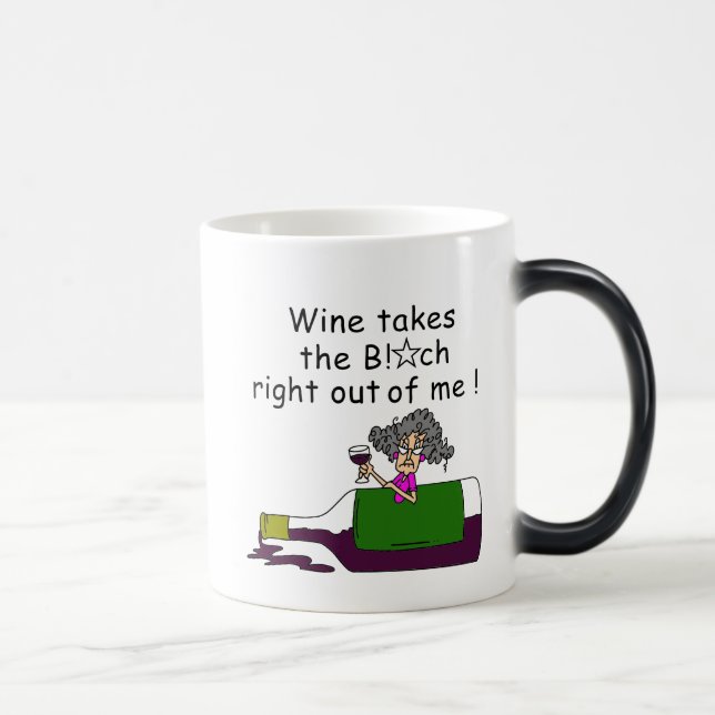Wine Mellows Me Magic Mug (Right)