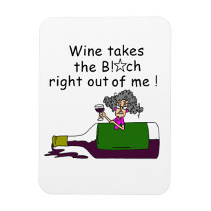 Wine Mellows Me Magnet